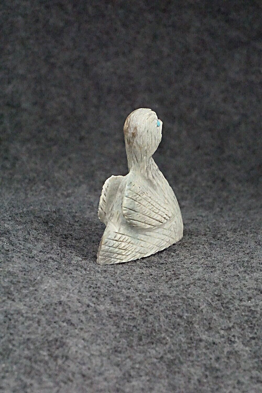 Swan Zuni Fetish Carving - Lindsey Cheama