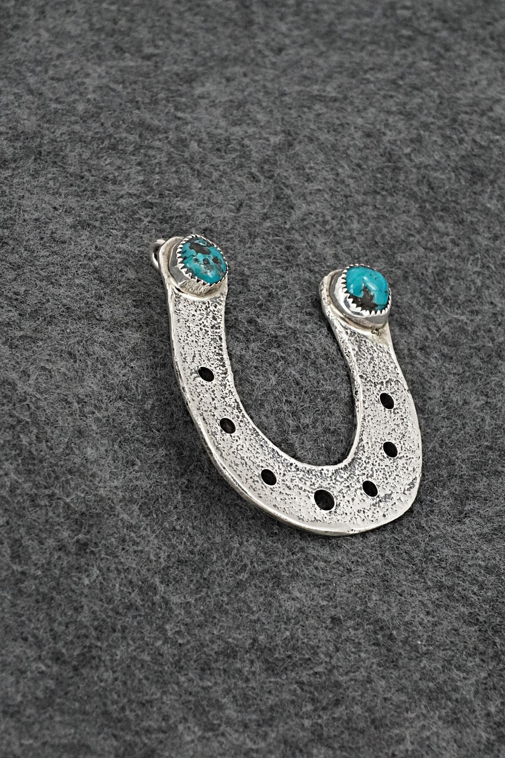 Turquoise & Sterling Silver Pendant - Darius Arviso