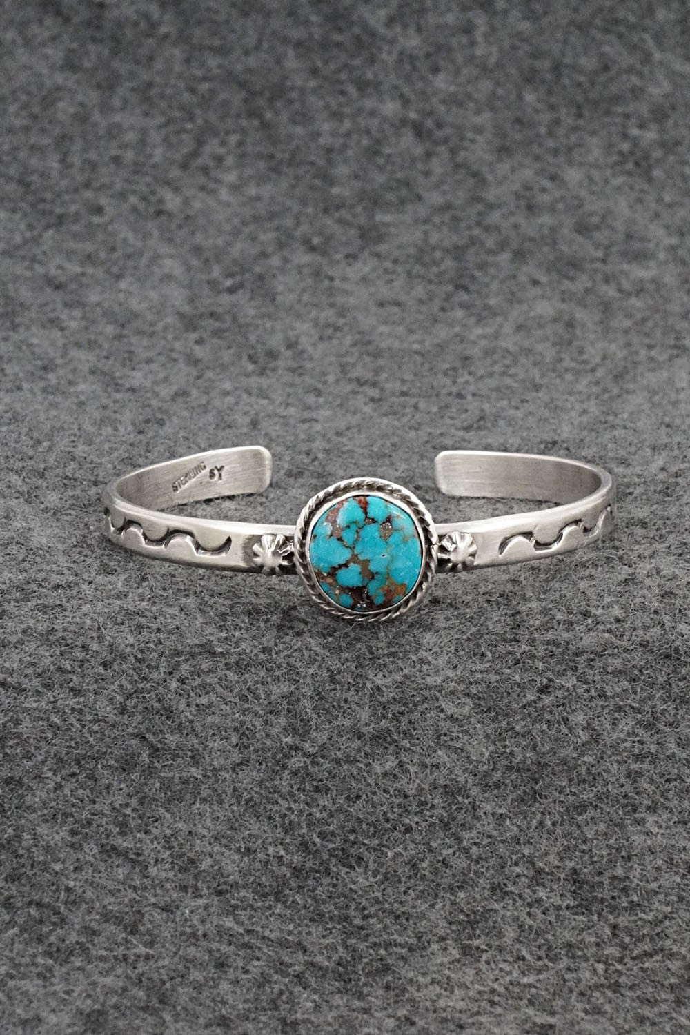 Turquoise & Sterling Silver Bracelet - Samuel Yellowhair