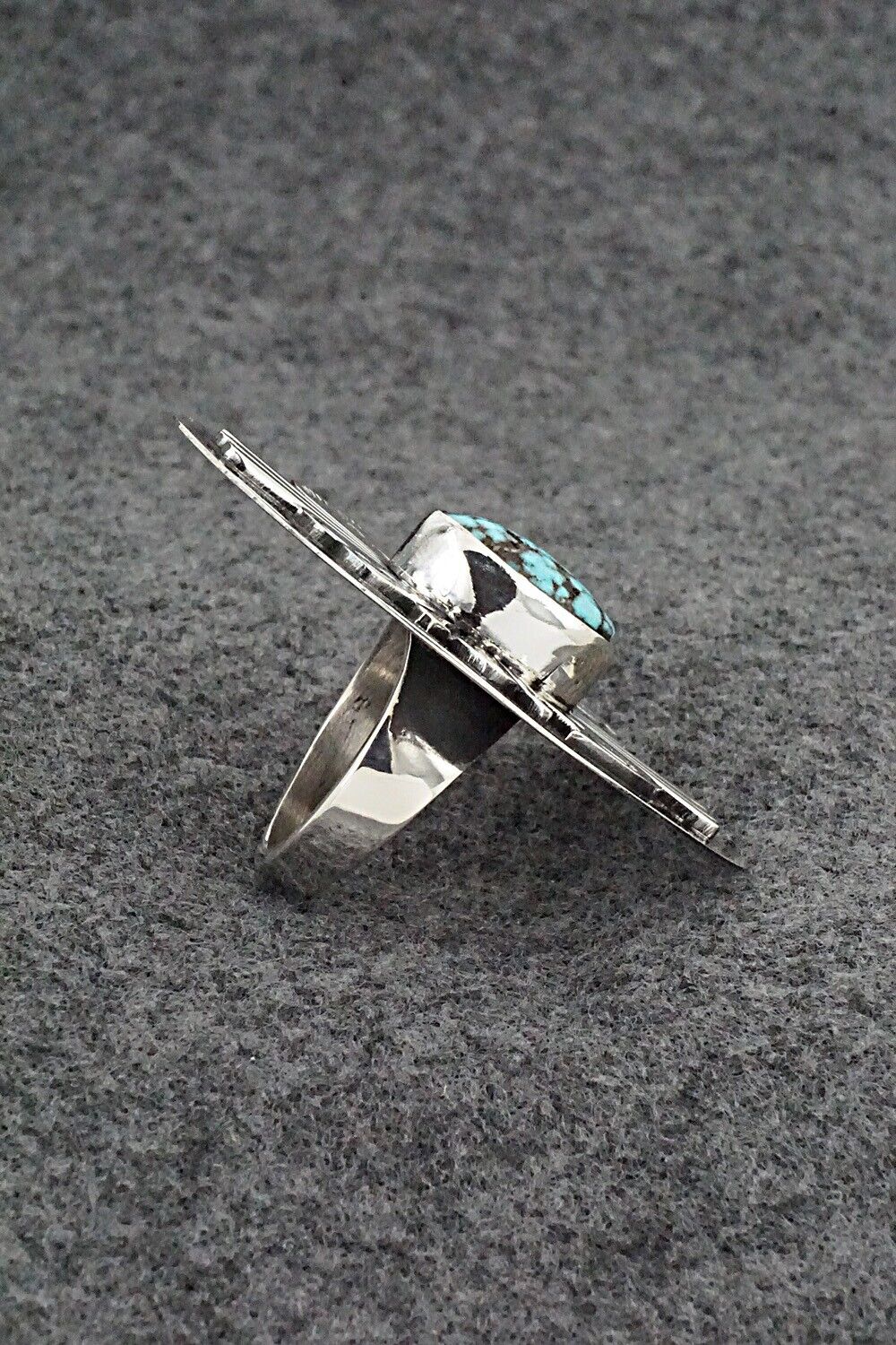 Turquoise & Sterling Silver Ring - Marita Benally - Size 7
