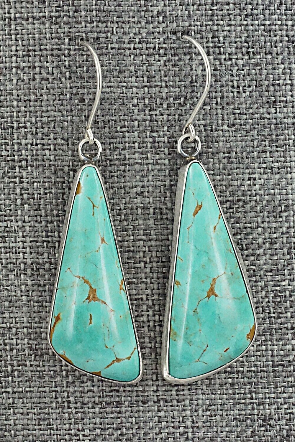Turquoise & Sterling Silver Earrings - Rena Begay