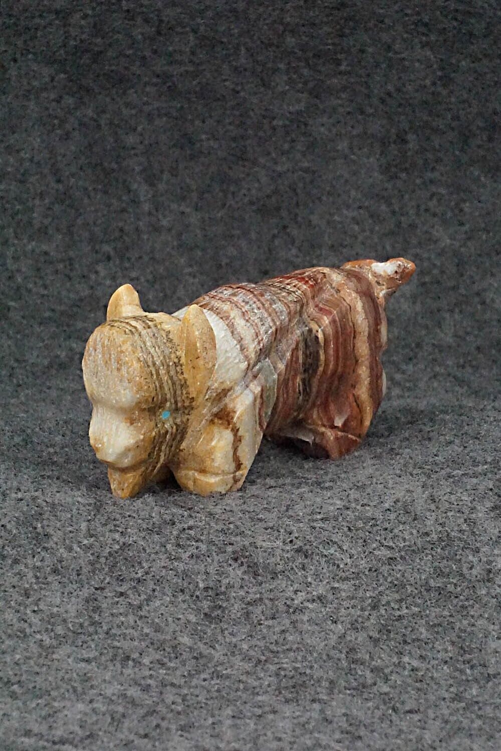 Buffalo Zuni Fetish Carving - Tony Mackel