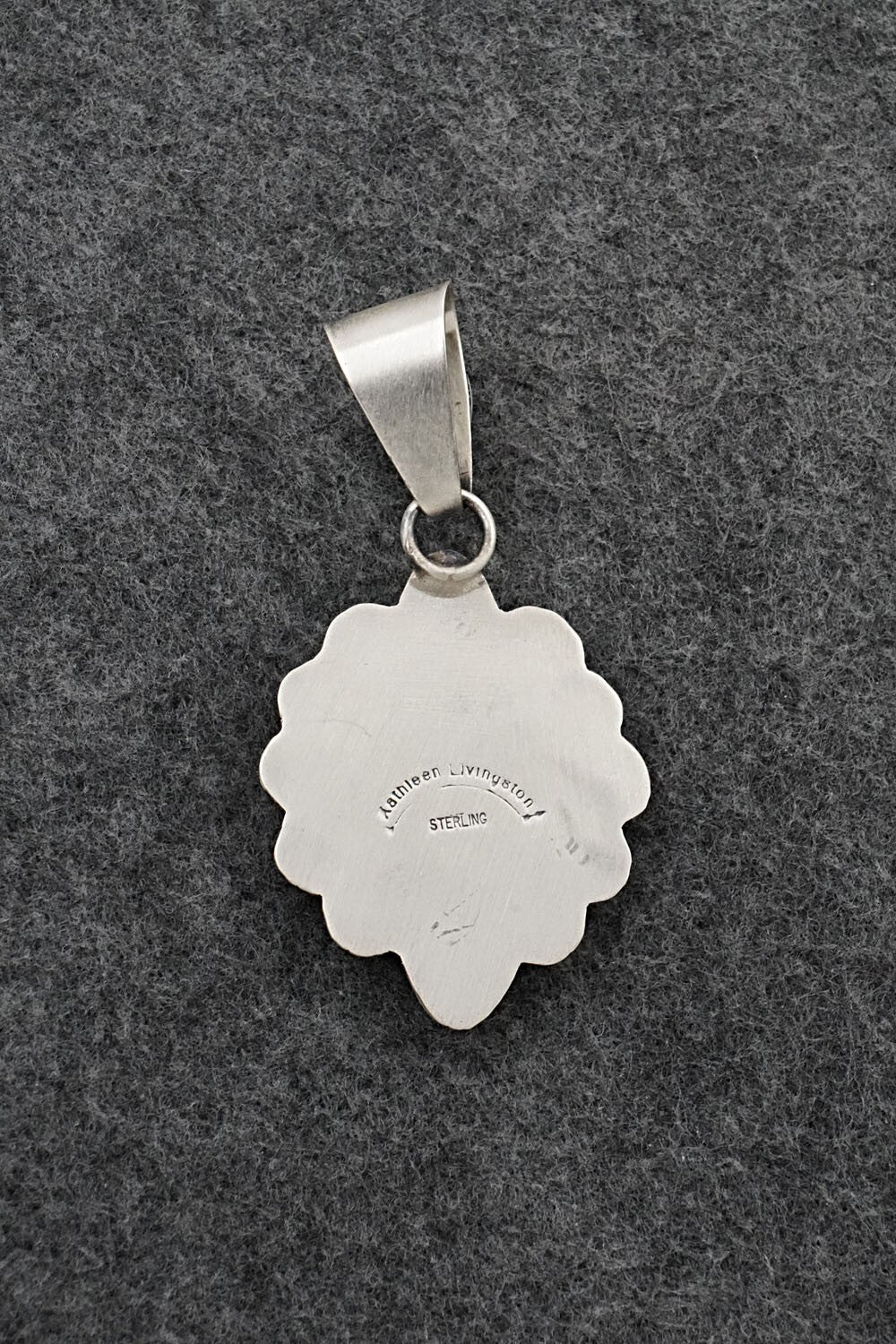 Turquoise & Sterling Silver Pendant - Kathleen Livingston