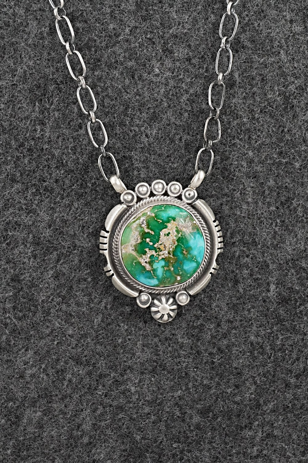 Turquoise & Sterling Silver Necklace - Daniel Benally