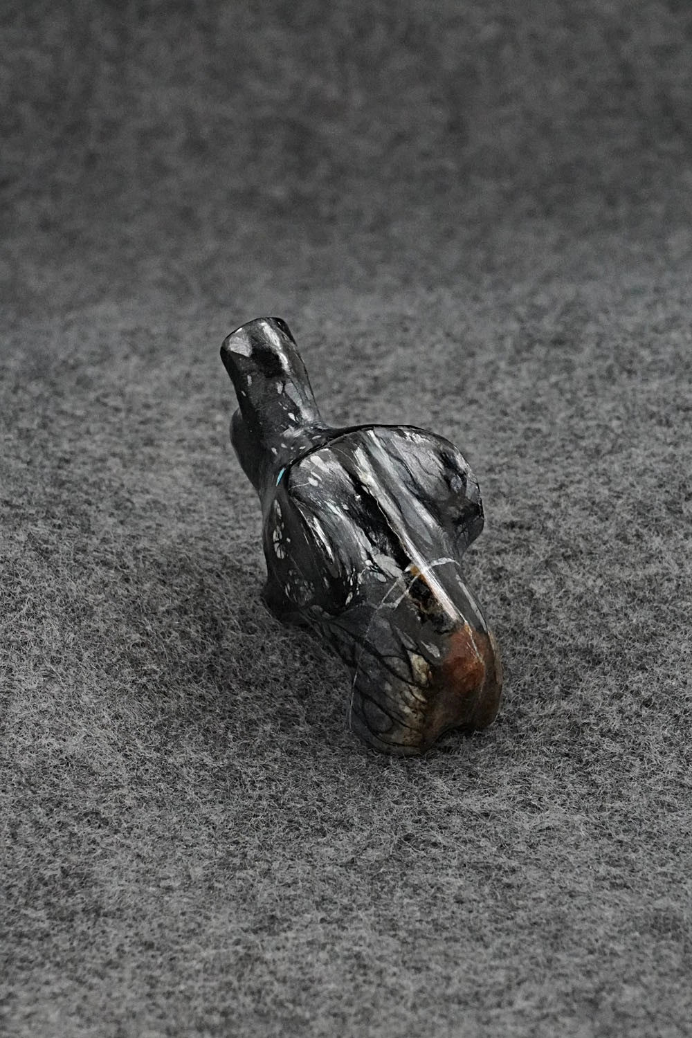 Elephant Zuni Fetish Carving - Calvert Bowanie