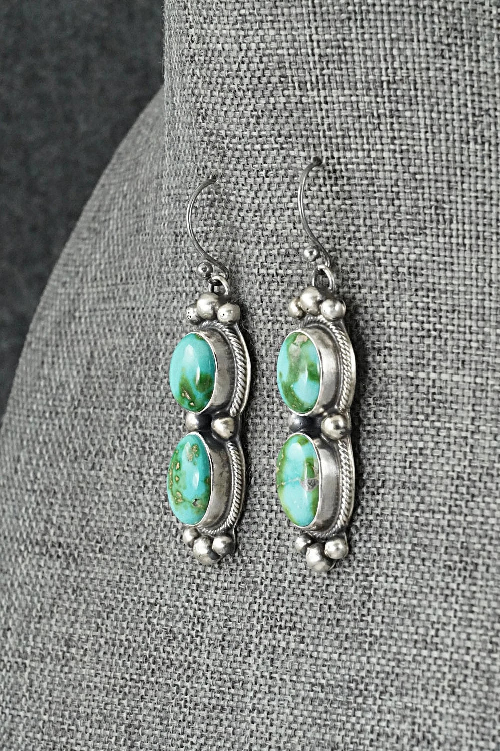 Turquoise & Sterling Silver Squash Blossom Set - Kathleen Livingston