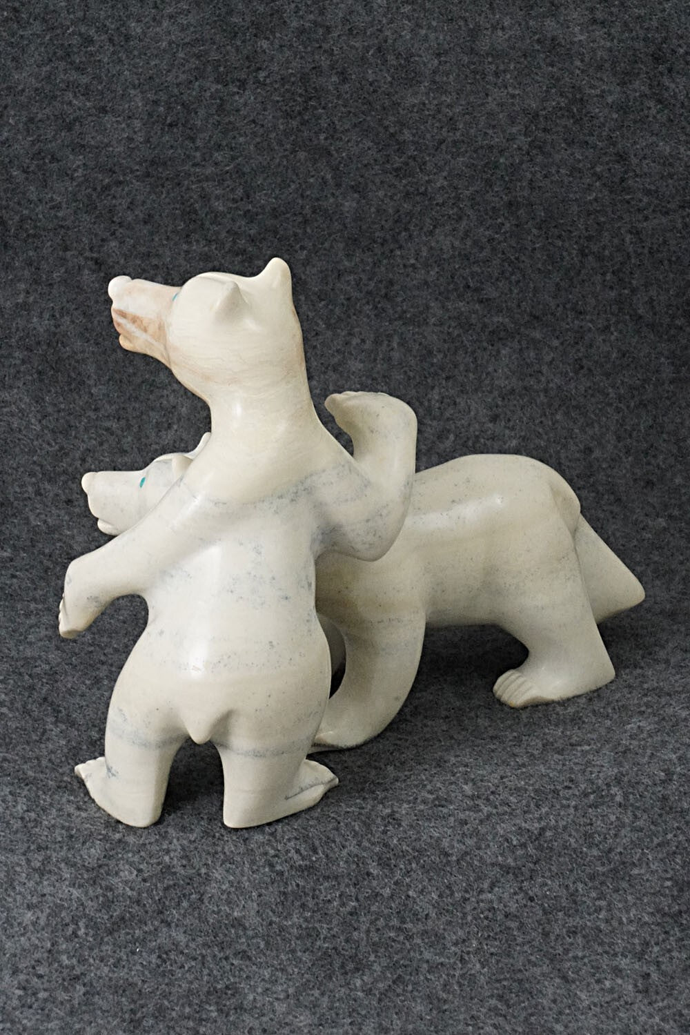 Bears Zuni Fetish Carving - Albert Eustace Sr.