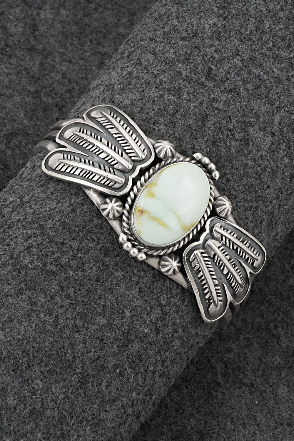 Variscite & Sterling Silver Bracelet - Daniel Benally