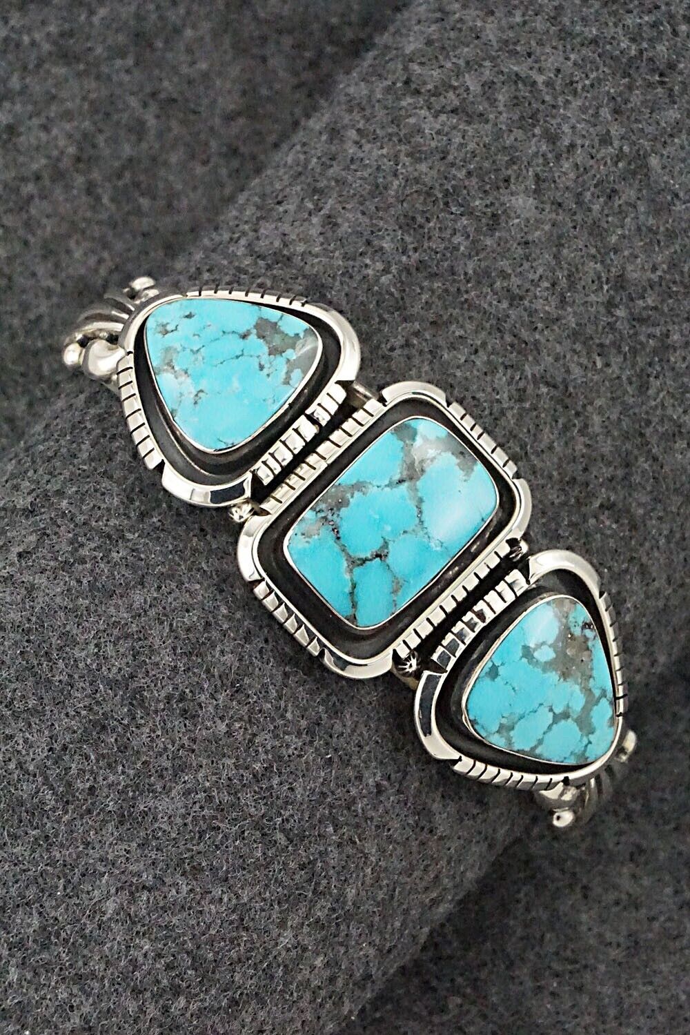 Turquoise & Sterling Silver Bracelet - Jimson Belin