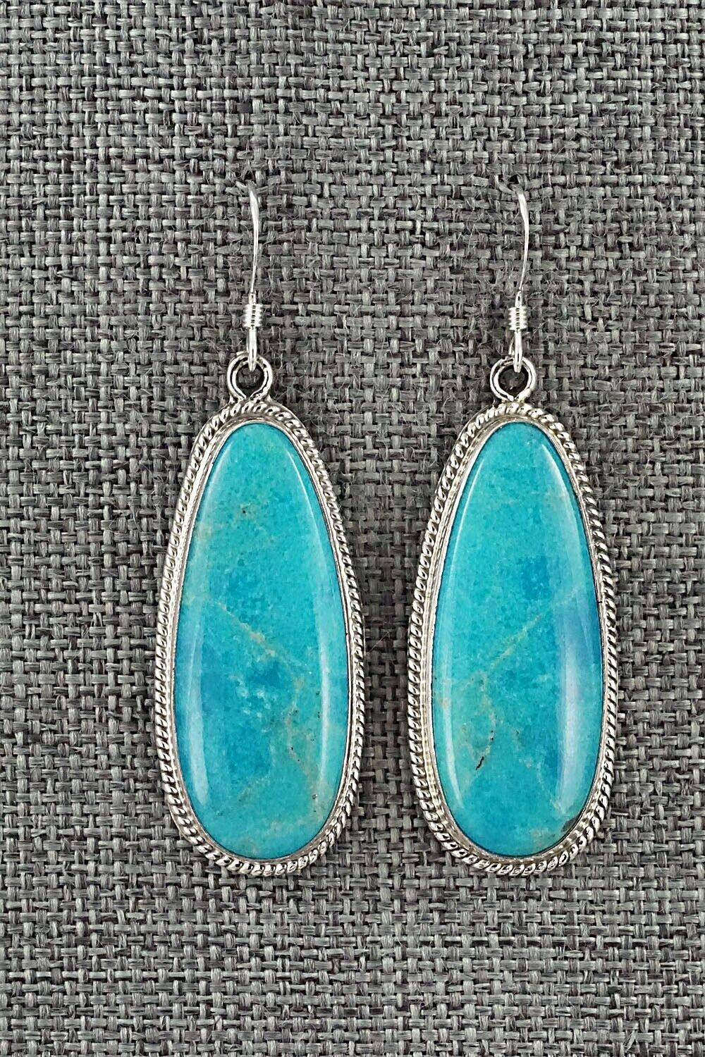 Turquoise and Sterling Silver Earrings - Sharon McCarthy