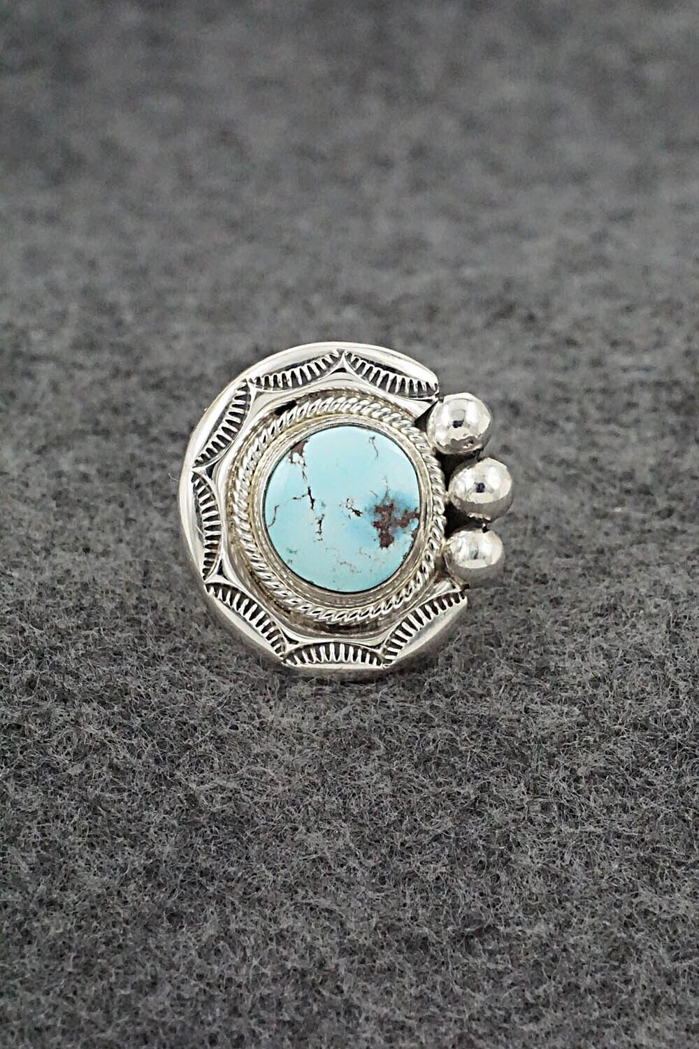 Turquoise & Sterling Silver Ring - Joelias Draper - Size 5.5