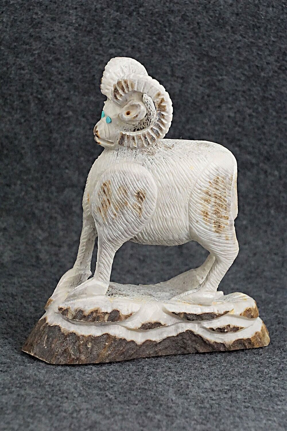 Ram Zuni Fetish Carving - Garrick Weeka