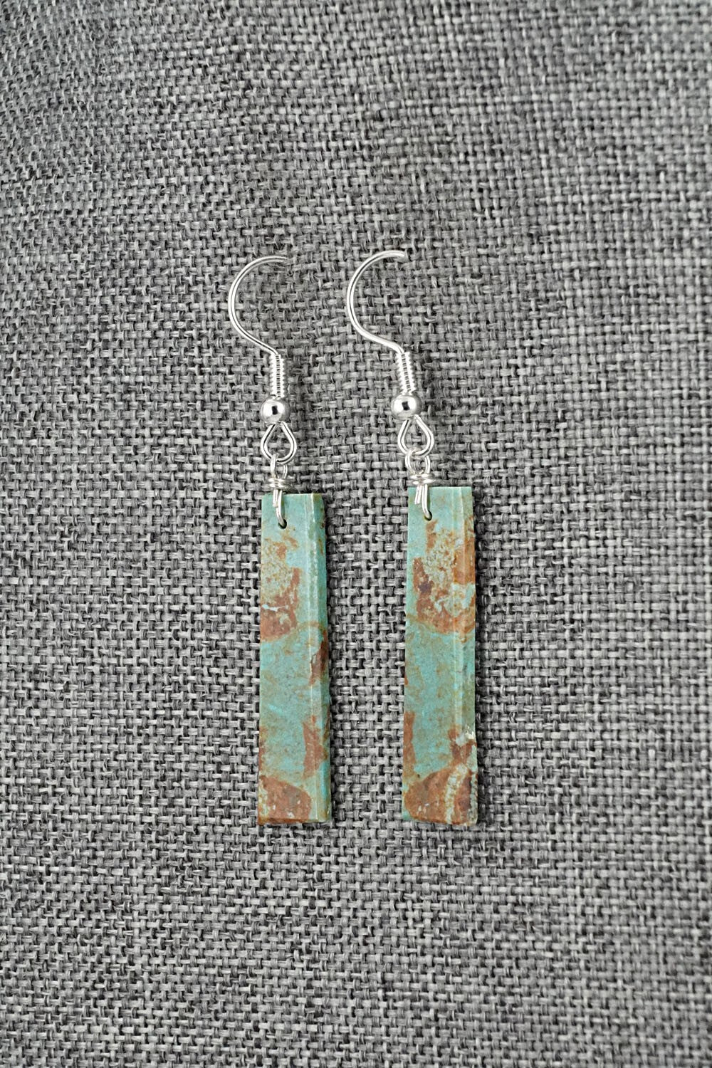 Turquoise & Sterling Silver Earrings - Tammy Nolcot