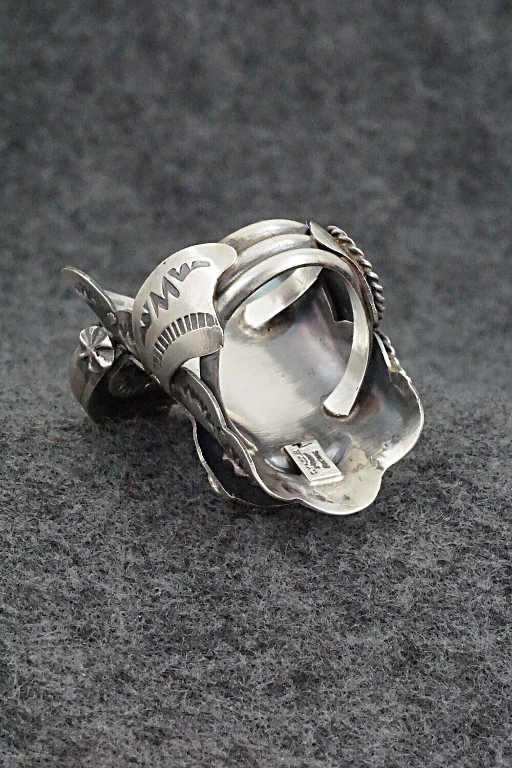 Turquoise & Sterling Silver Ring - Tim Yazzie - Size 8