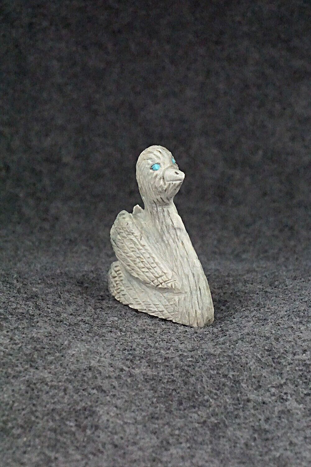 Swan Zuni Fetish Carving - Lindsey Cheama
