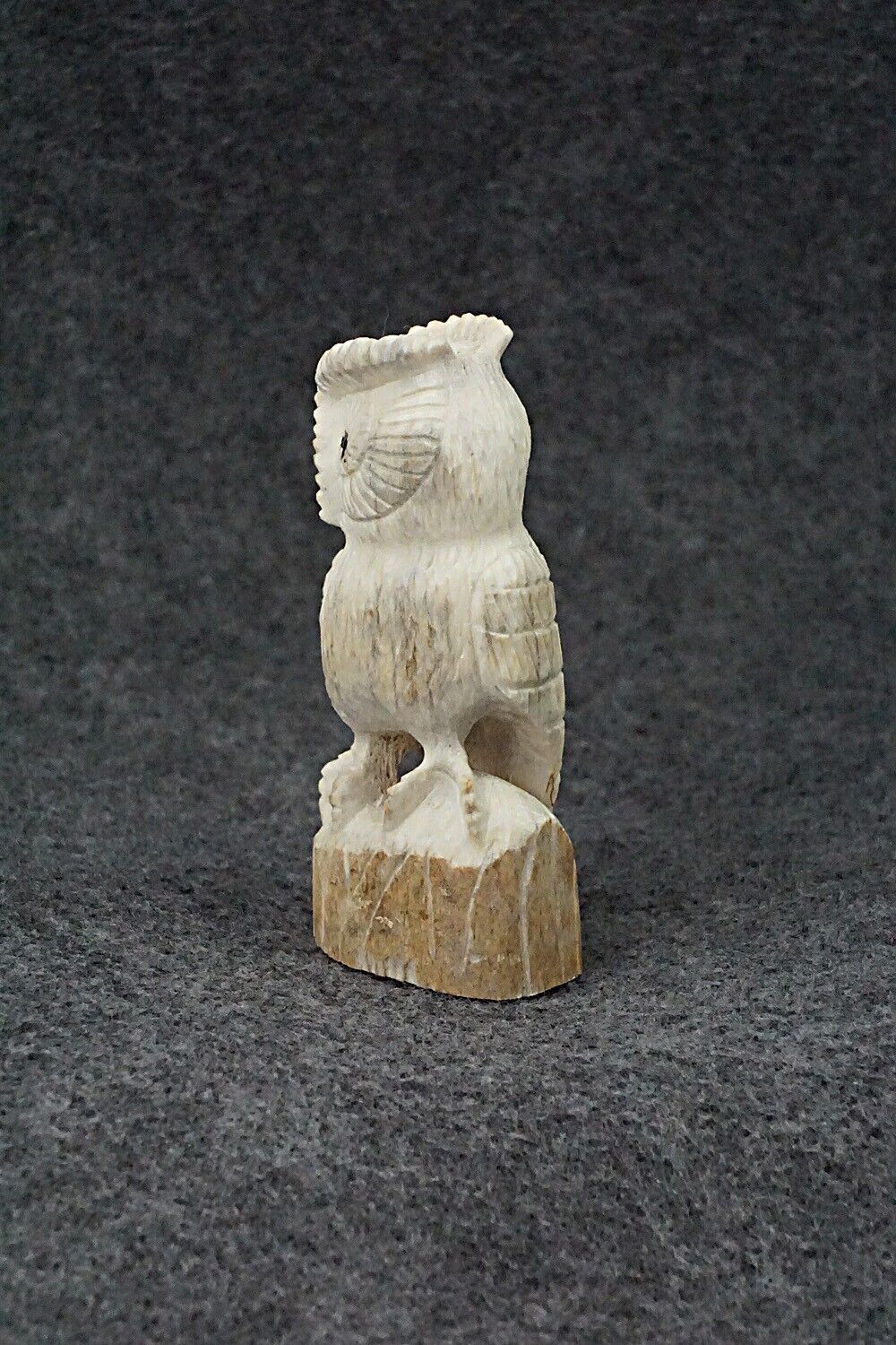 Owl Zuni Fetish Carving - Chris Peina