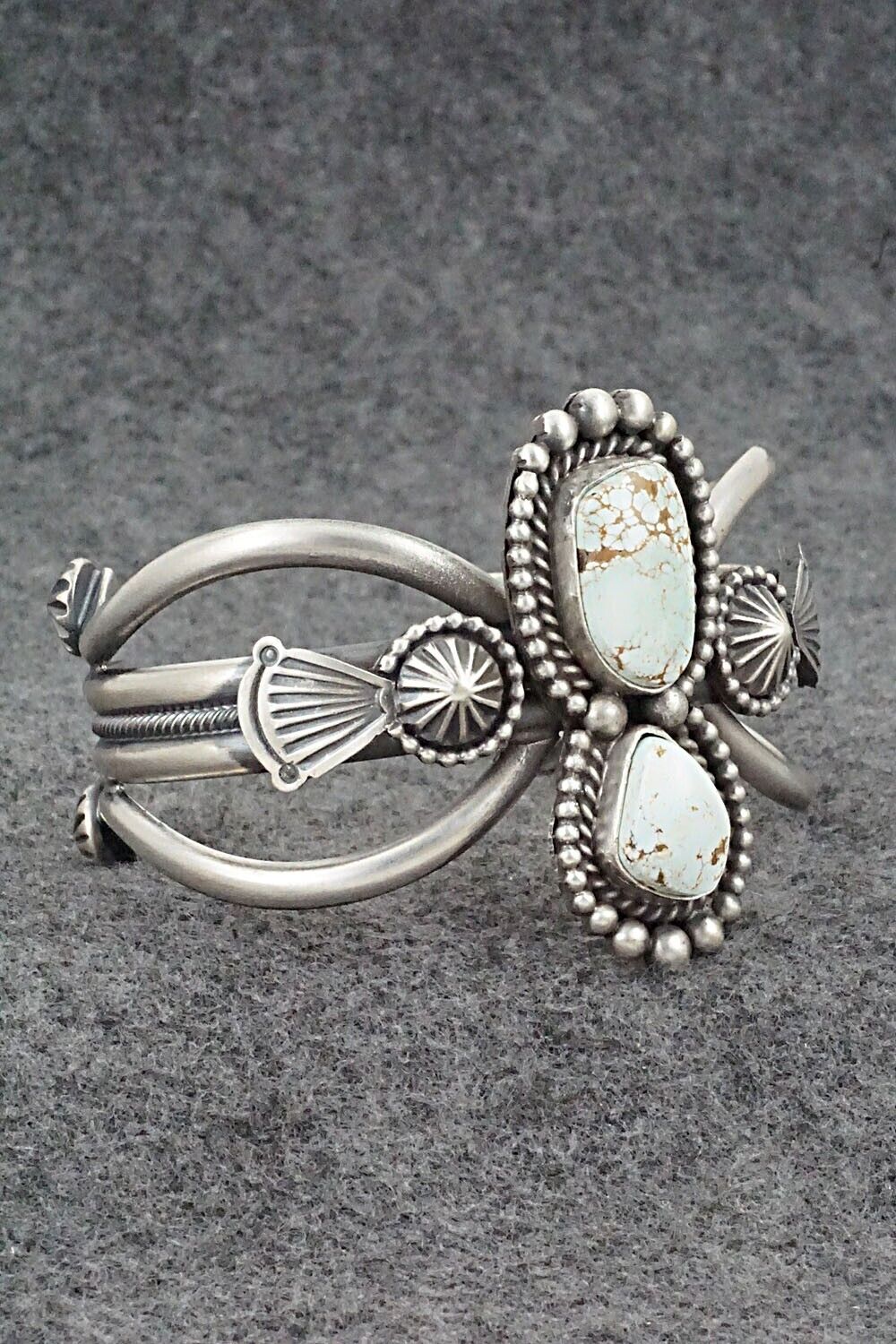 Turquoise & Sterling Silver Bracelet - Michael Calladitto