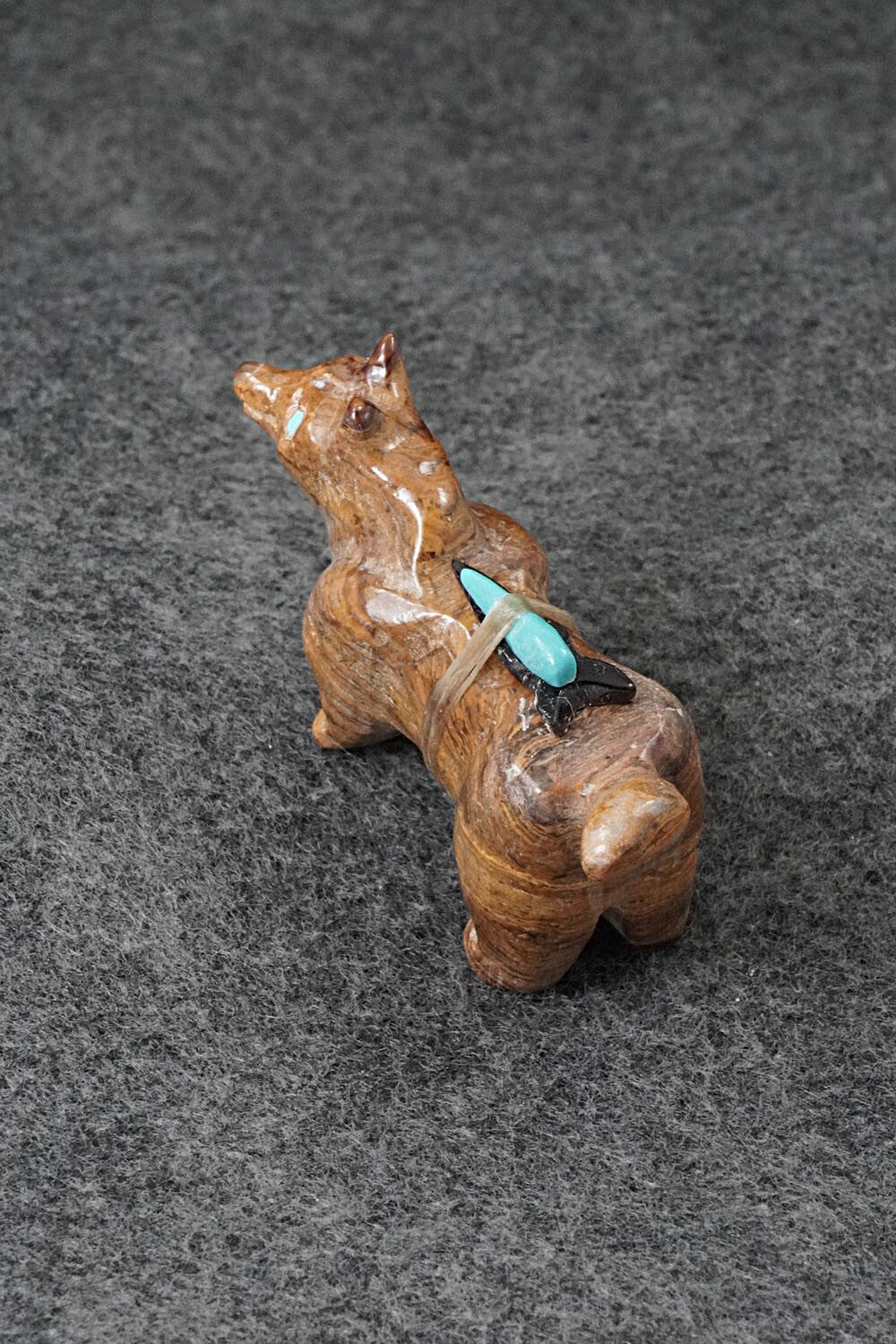 Fox Zuni Fetish Carving - Freddie Leekya