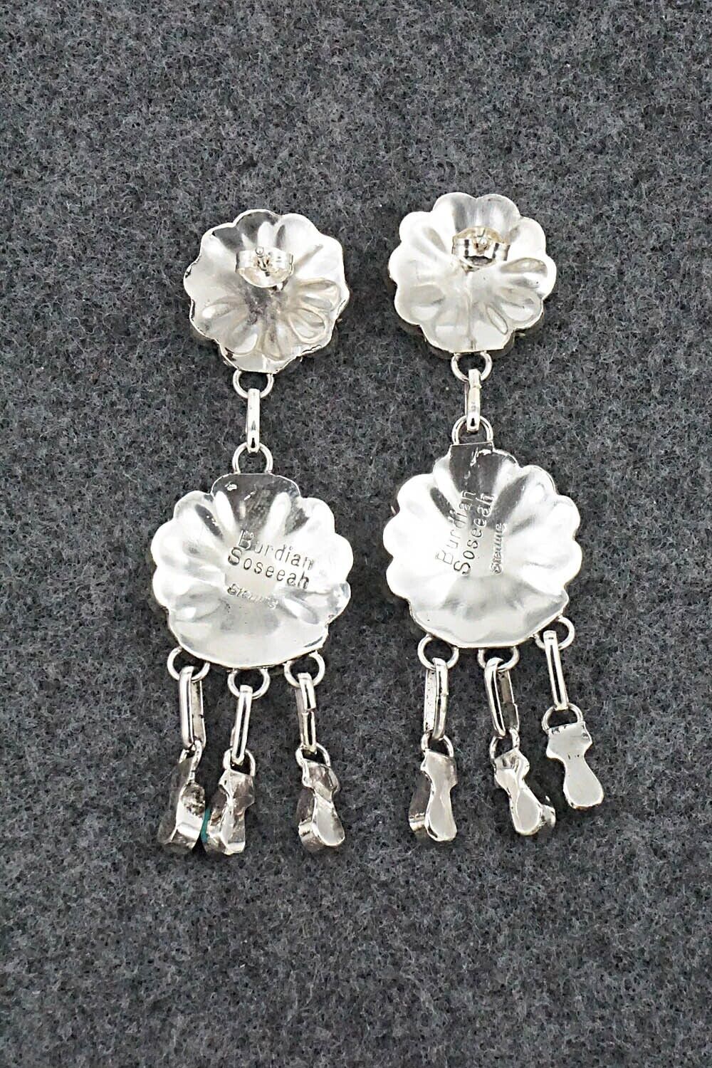 Multi-Stone & Sterling Silver Earrings - Burdain Soseeah