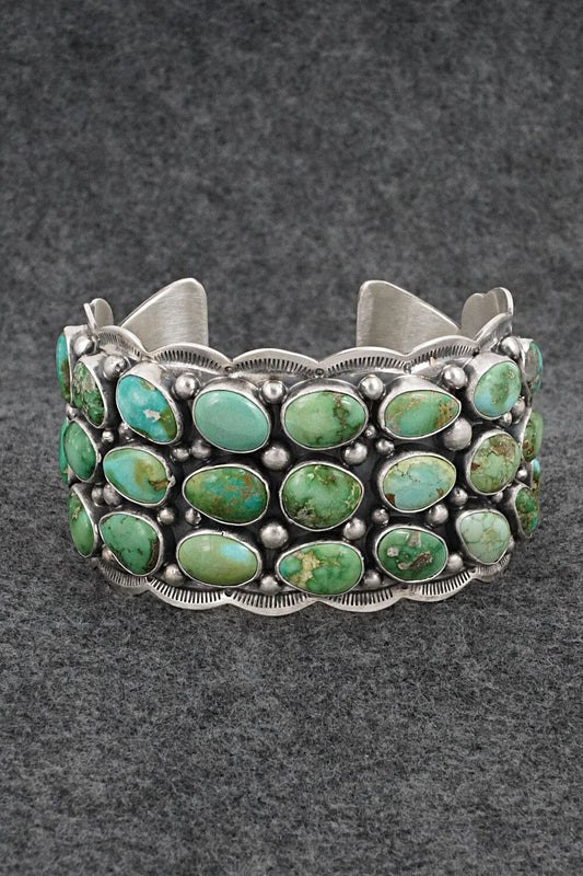 Turquoise & Sterling Silver Bracelet - Tom Lewis