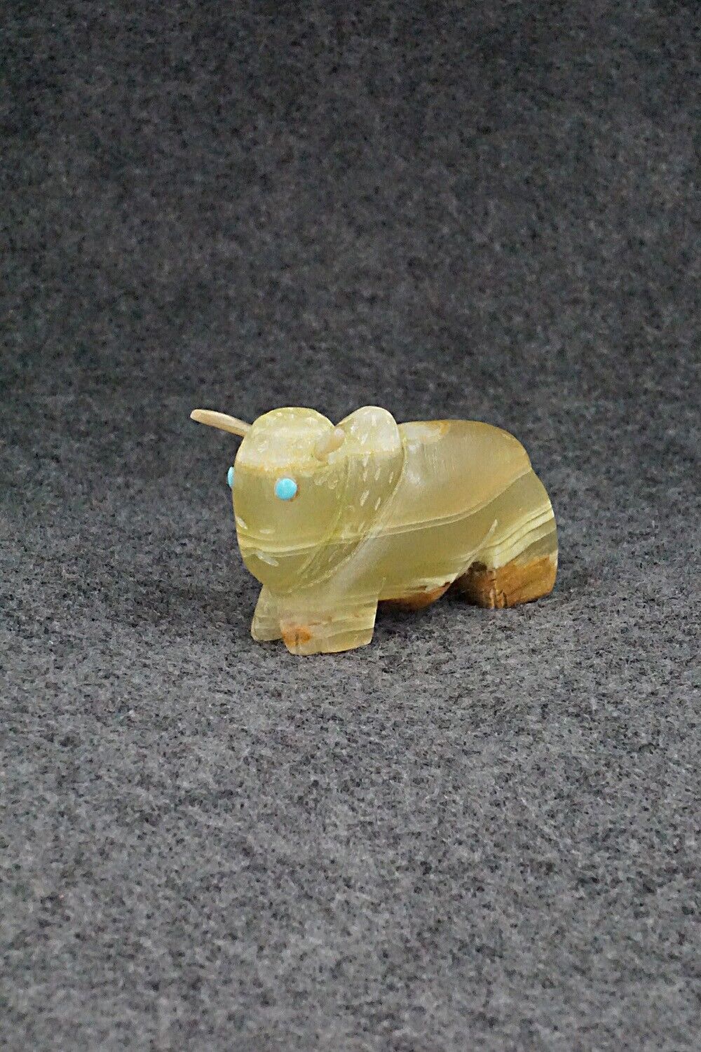 Buffalo Zuni Fetish Carving - Cody Chavez