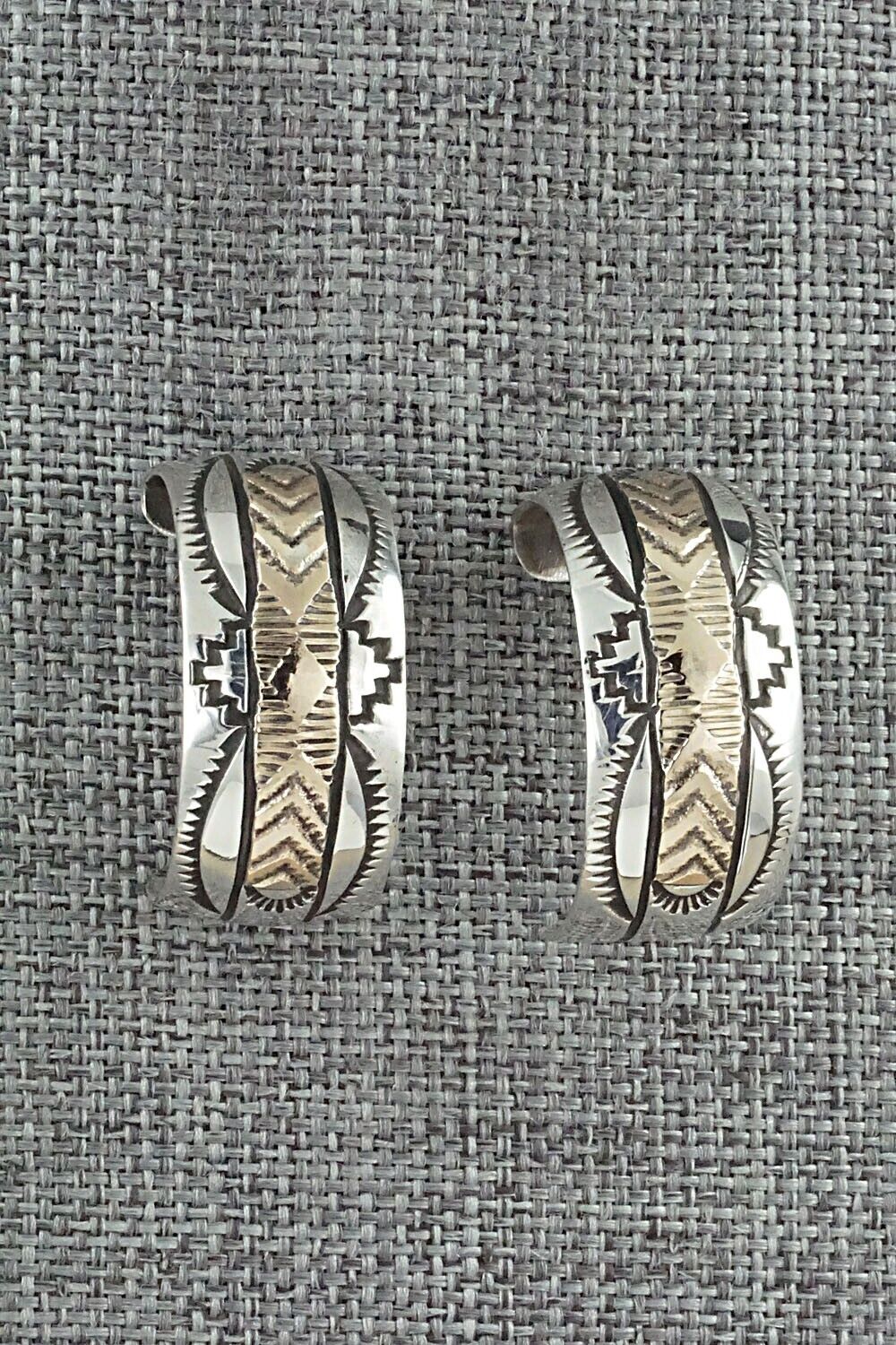Sterling Silver & Gold Fill Hoop Earrings - Bruce Morgan