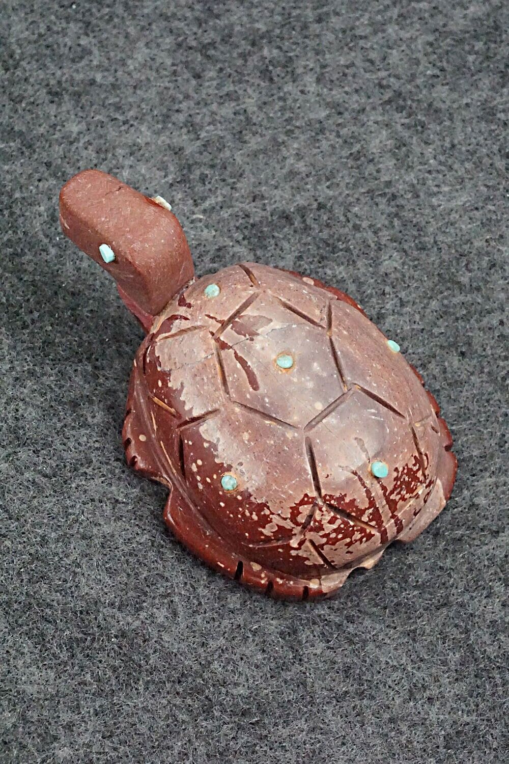 Turtle Zuni Fetish Carving - Roger Shebola