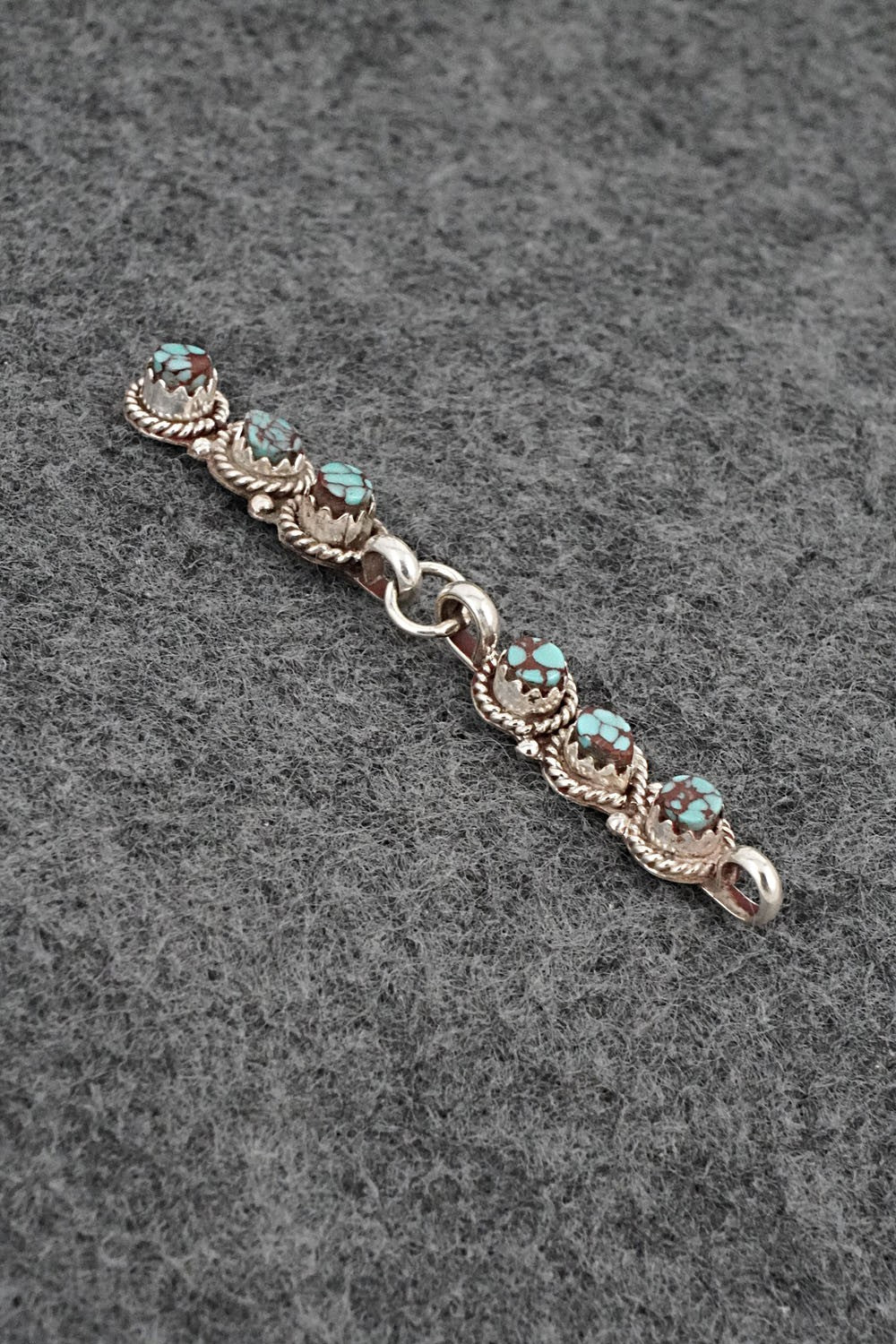 Turquoise & Sterling Silver Pendant - Jared Burns