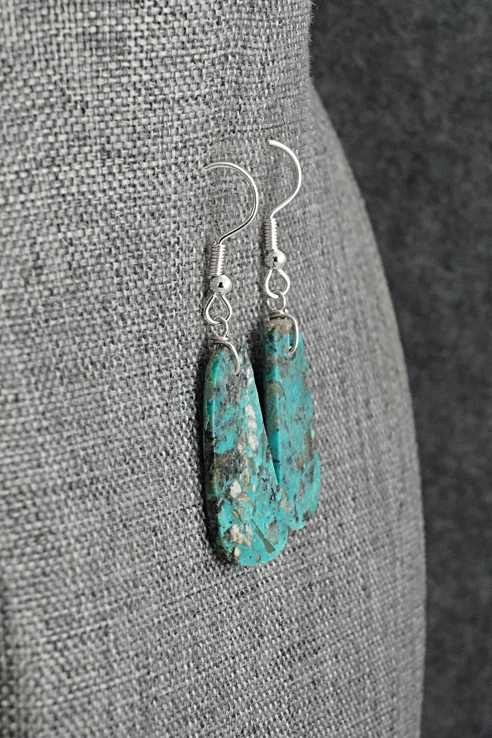 Turquoise & Sterling Silver Earrings - Tammy Nolcot