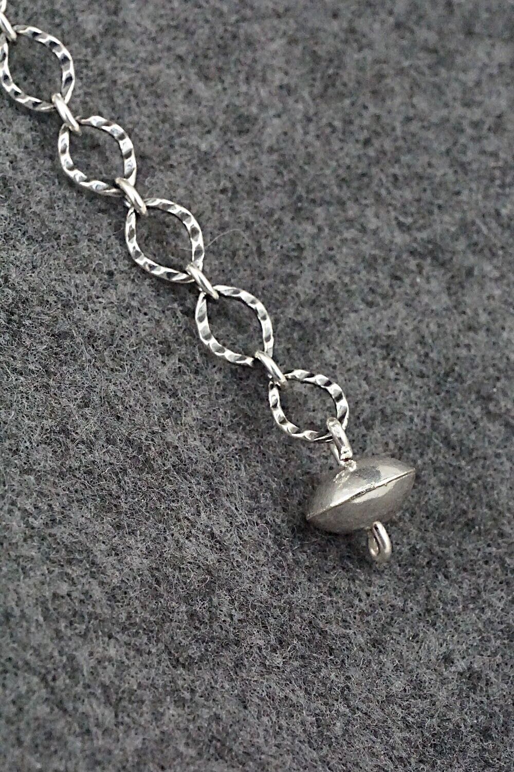 Sterling Silver Navajo Pearl Necklace 20" - Preston Haley
