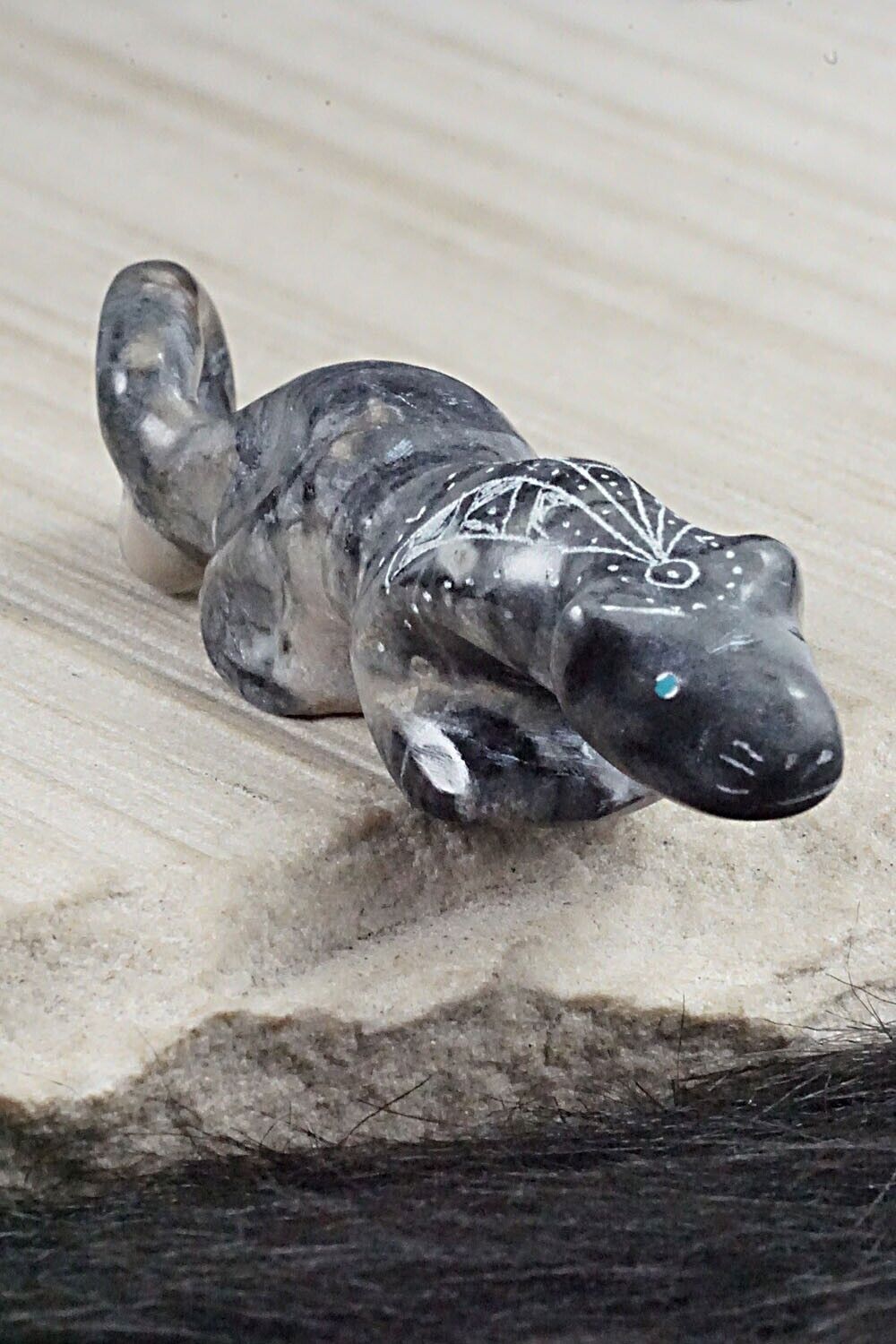 Mountain Lion Zuni Fetish Carving - Garrick Acque