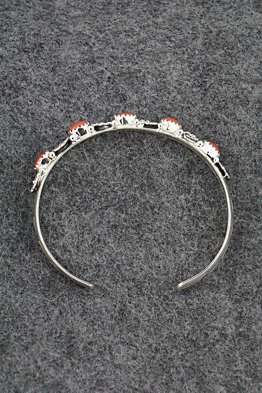 Coral & Sterling Silver Bracelet - Harris Largo
