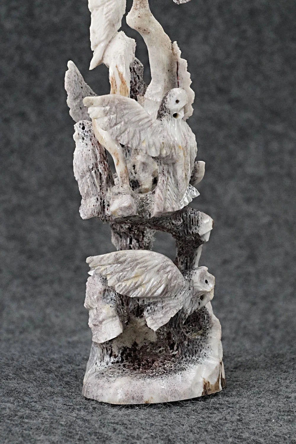 Owls Zuni Fetish Carving - Ruben Najera