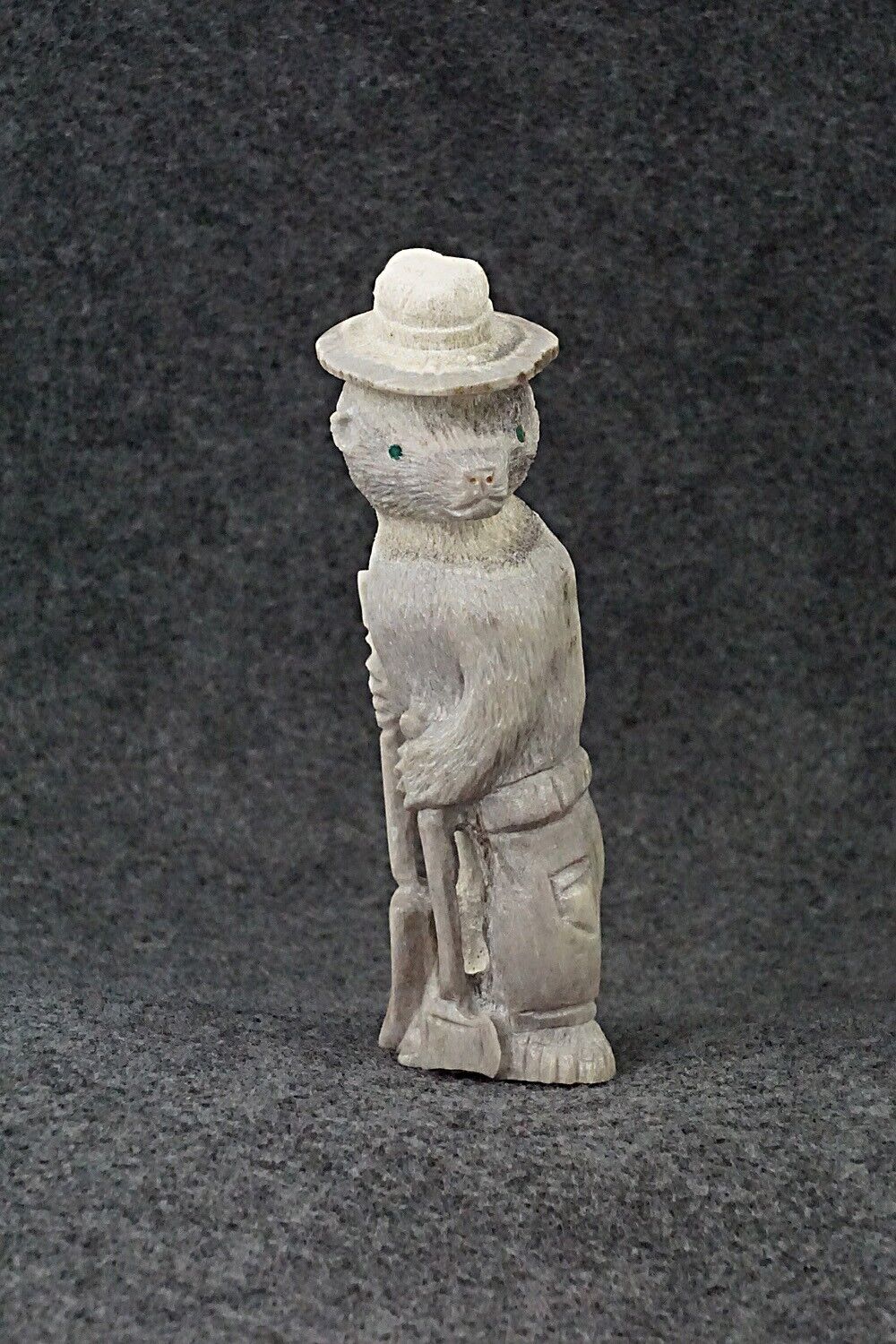 Smokey Bear Zuni Fetish Carving - Chris Peina