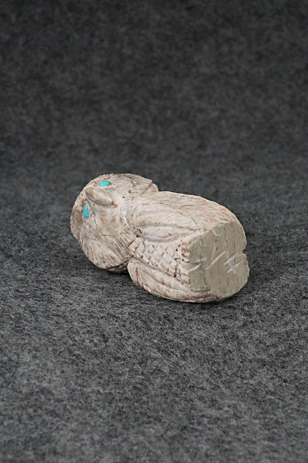 Owl Zuni Fetish Carving - Jonas Hustito