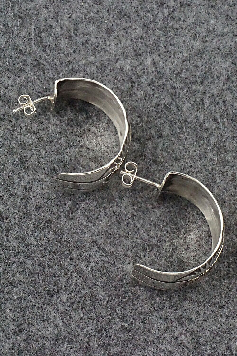Sterling Silver & Gold Fill Hoop Earrings - Bruce Morgan
