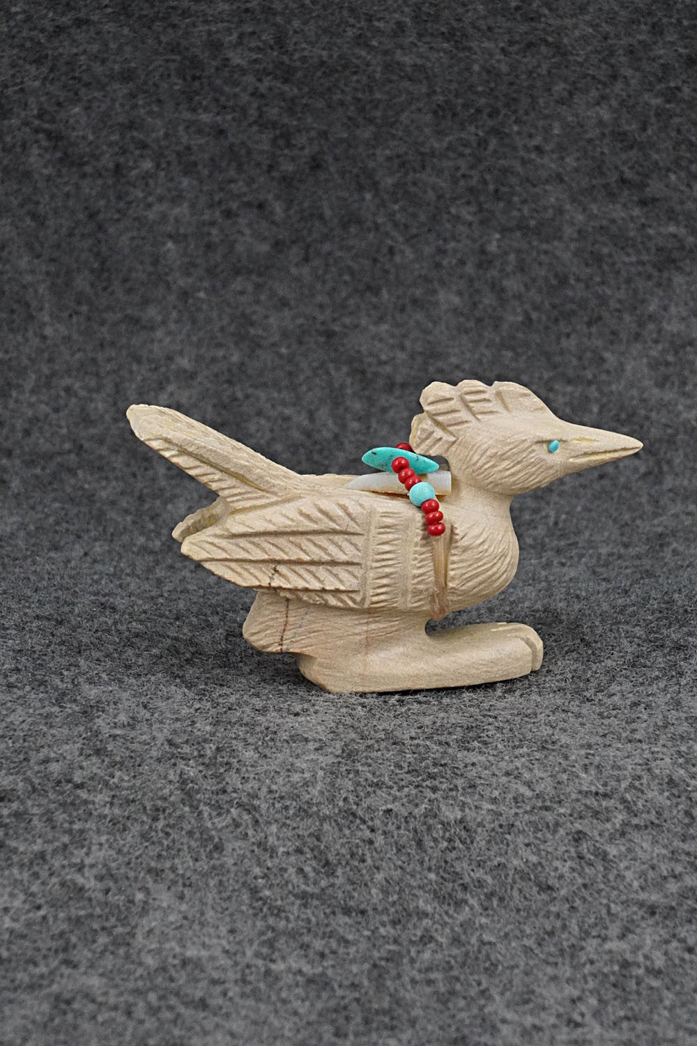 Roadrunner Zuni Fetish Carving - Douglas Martza