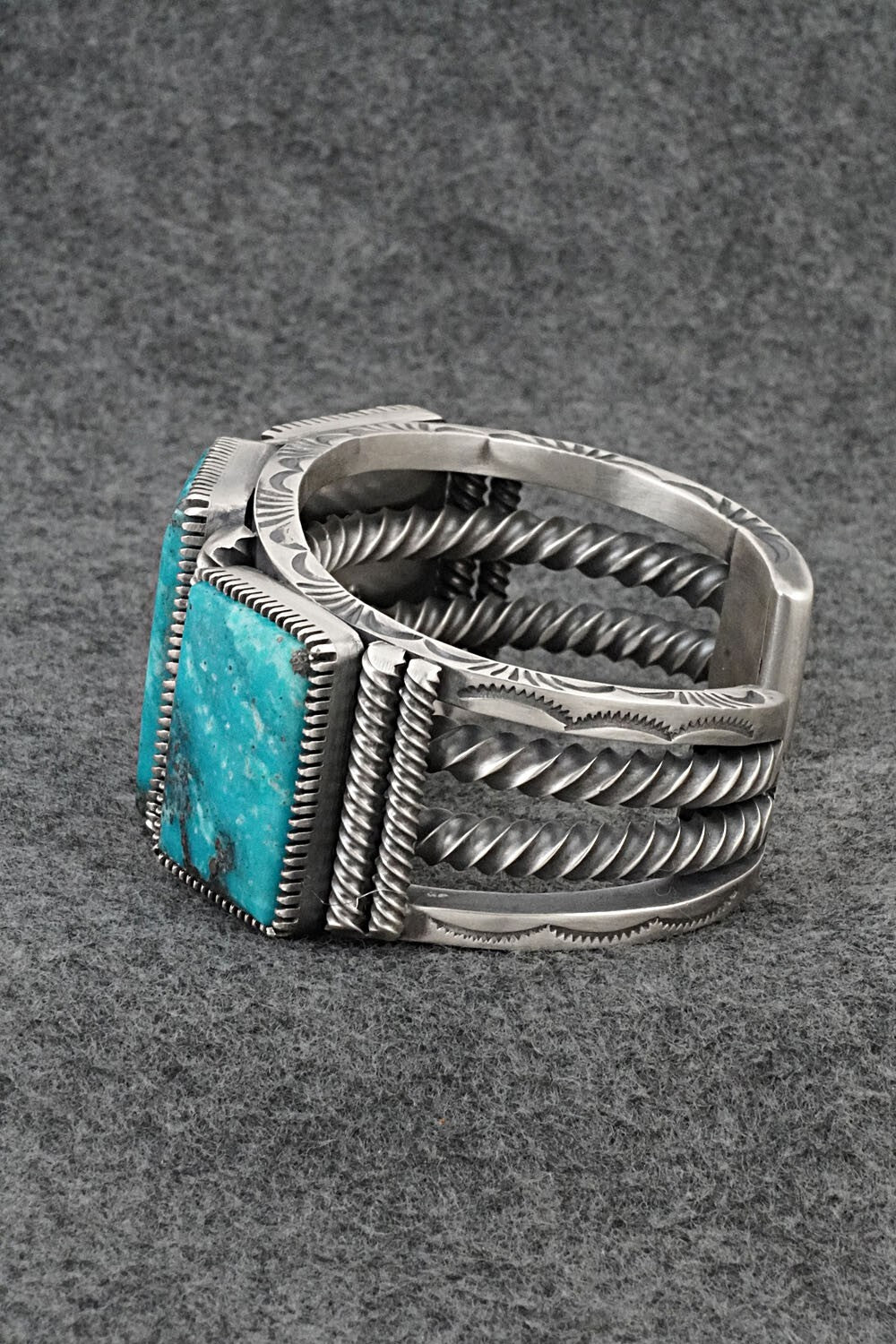 Turquoise & Sterling Silver Bracelet - Mark Yazzie