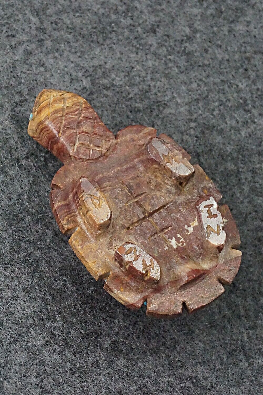Tortoise Turtle Zuni Fetish Carving - Douglas Martza