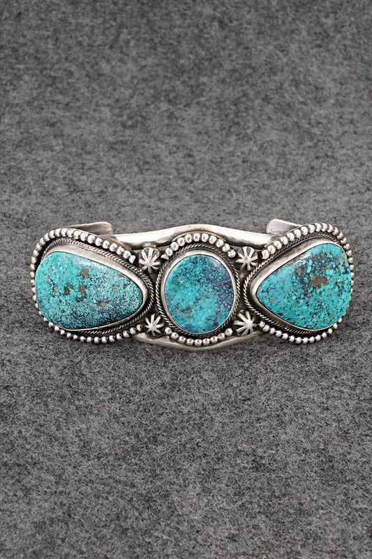 Turquoise & Sterling Silver Bracelet - Bobby Johnson