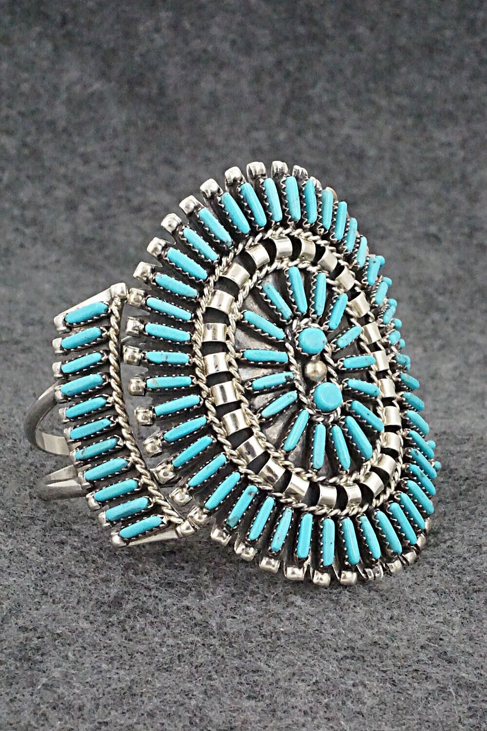 Turquoise & Sterling Silver Bracelet - Charlie John