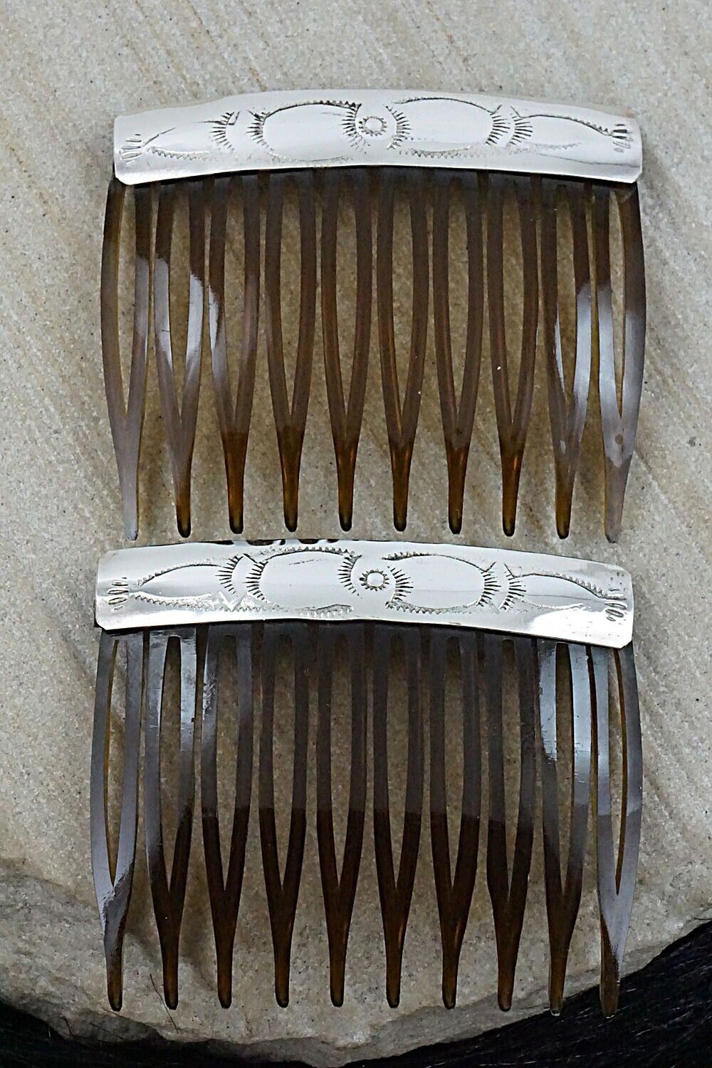 Sterling Silver Hair Combs - Randall Dalgai
