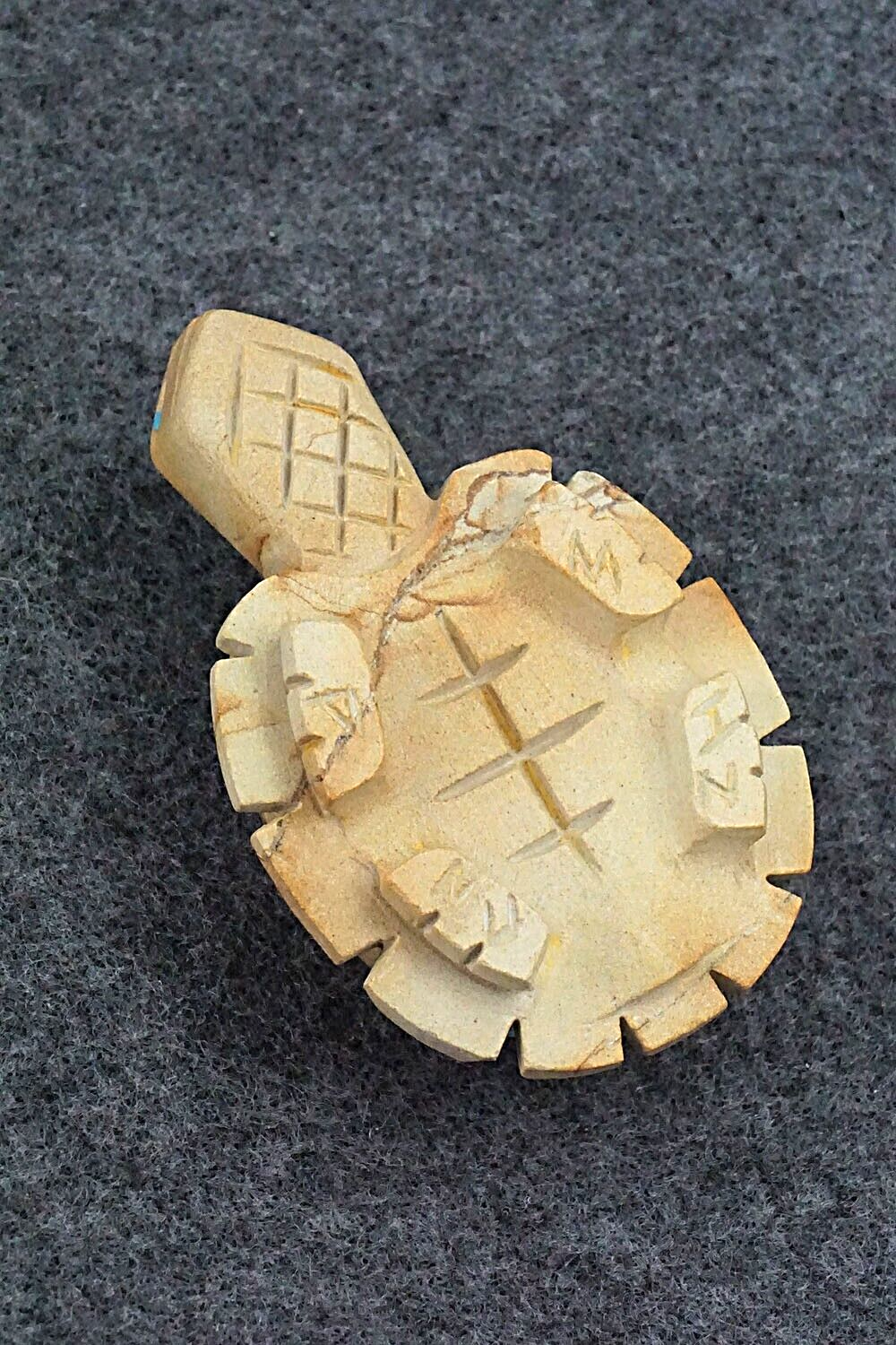 Tortoise Turtle Zuni Fetish Carving - Douglas Martza