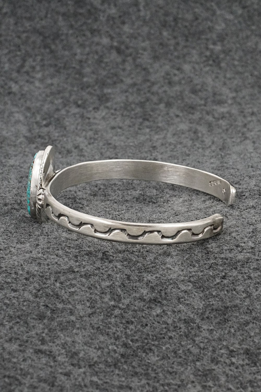 Turquoise & Sterling Silver Bracelet - Samuel Yellowhair