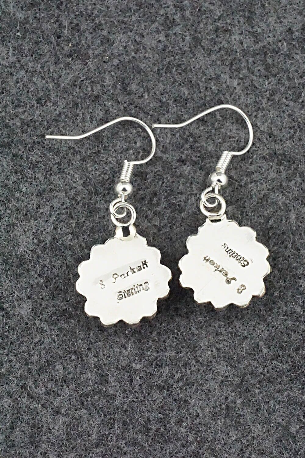 Turquoise & Sterling Silver Earrings - Sandra Parkett