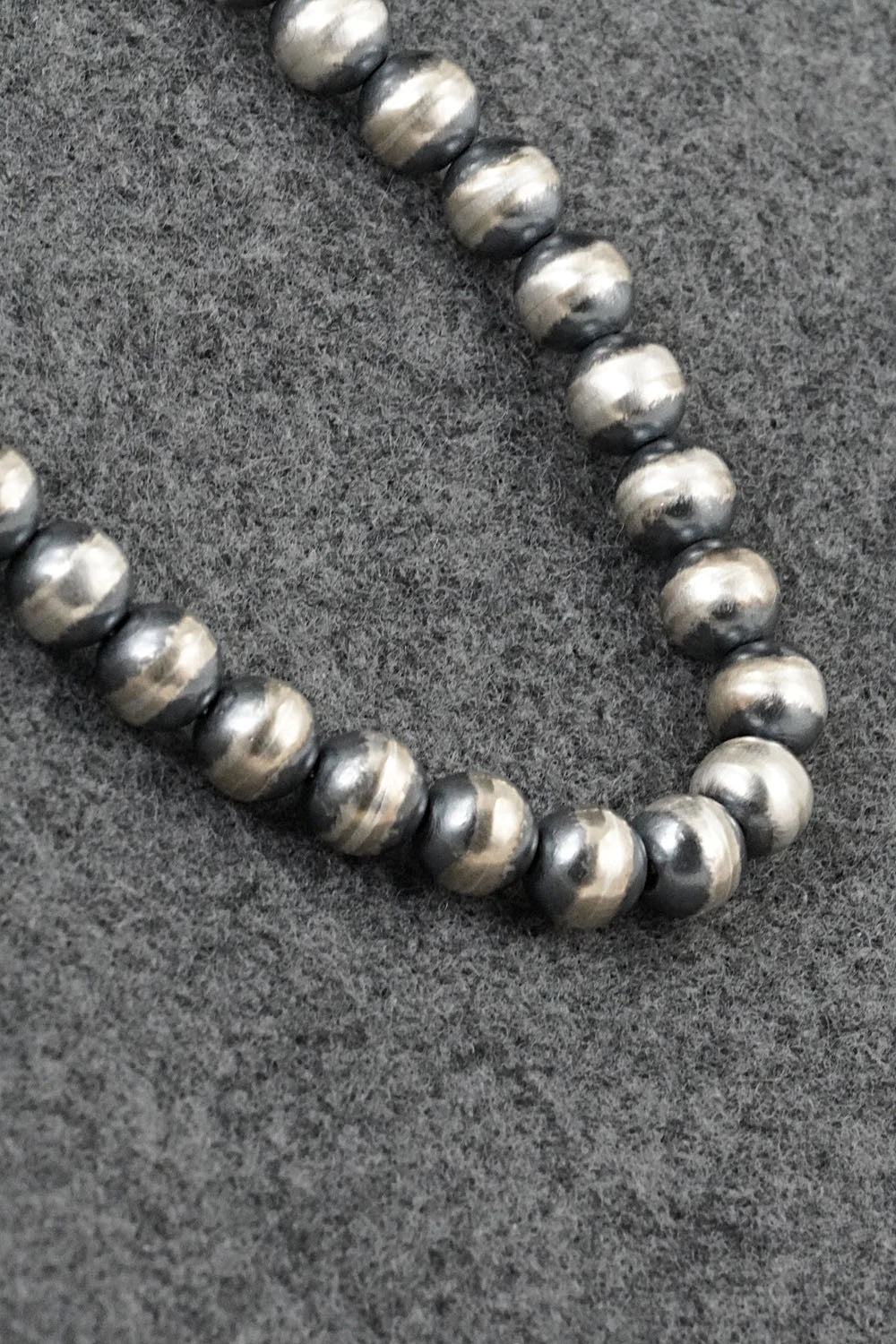 Sterling Silver Navajo Pearl Necklace 22" - Bryannen Halwood