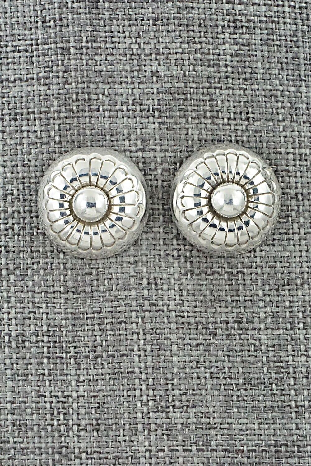 Sterling Silver Earrings - Marie Yazzie