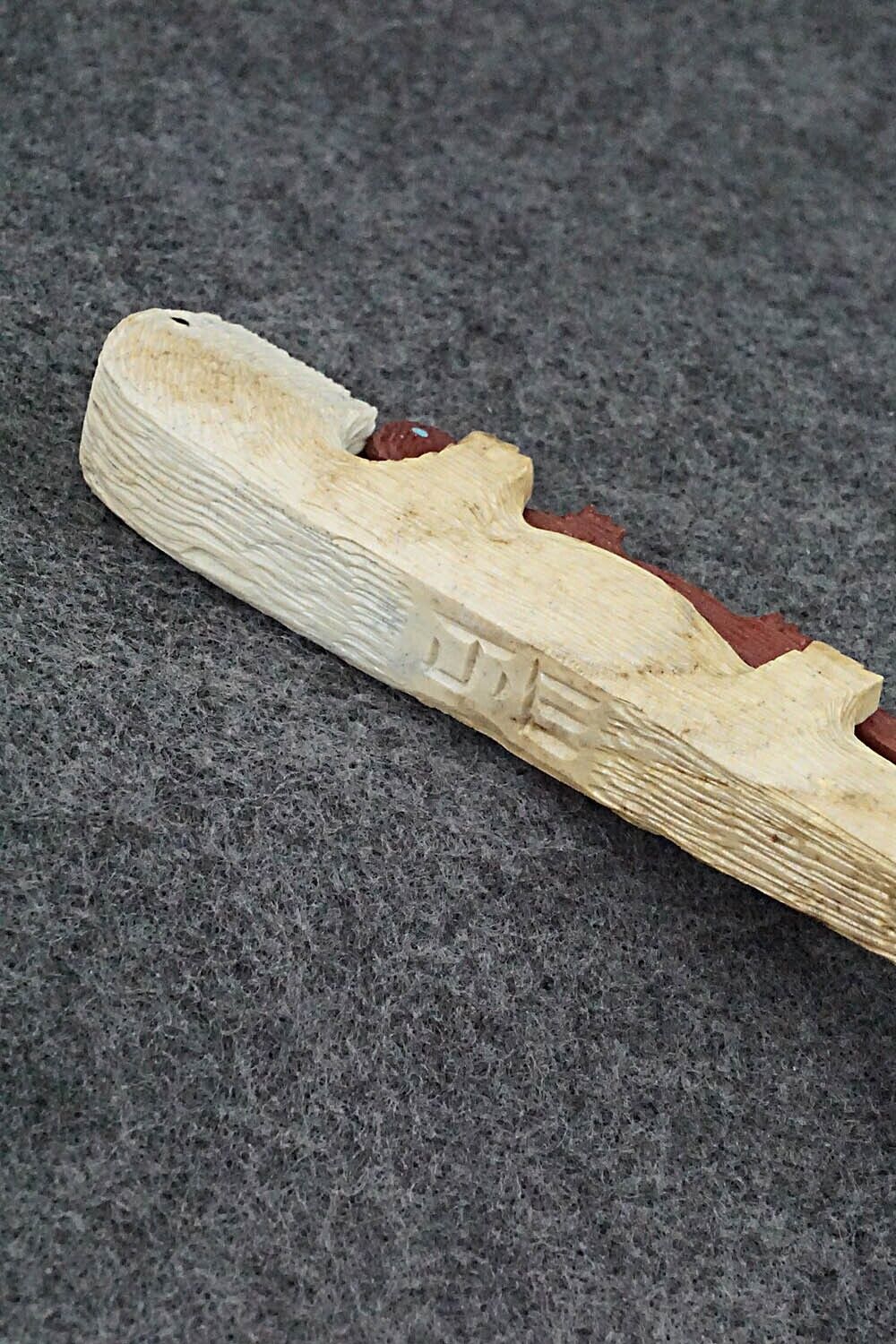 Otter and Cub Zuni Fetish Carving - Jesus Espino