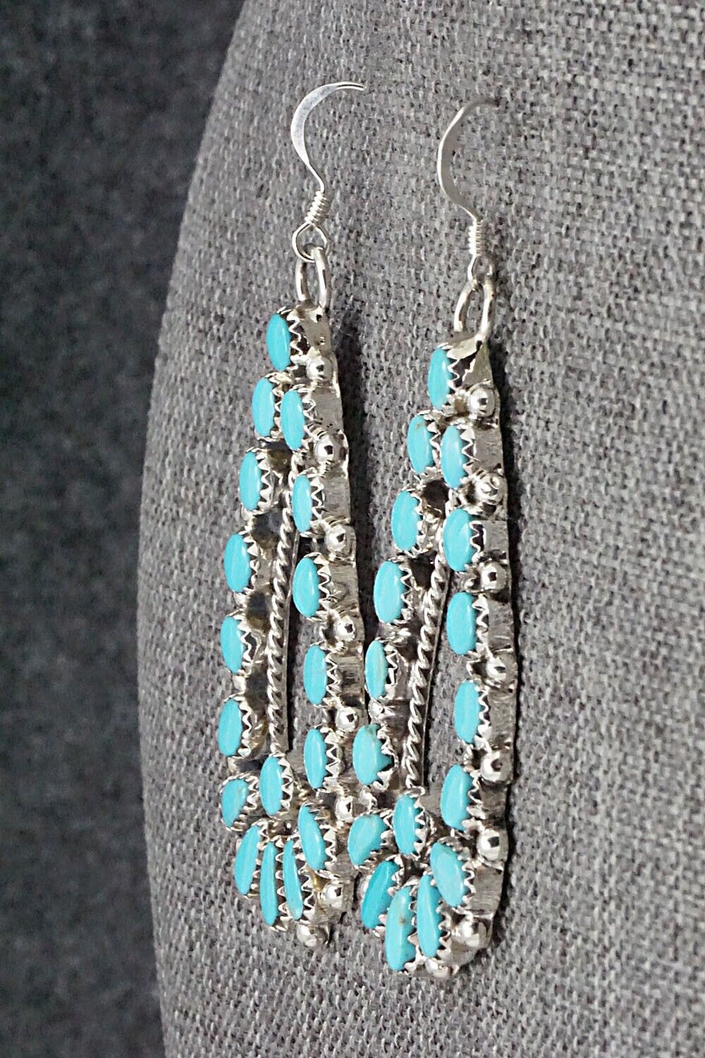Turquoise & Sterling Silver Earrings - Alicia Wilson