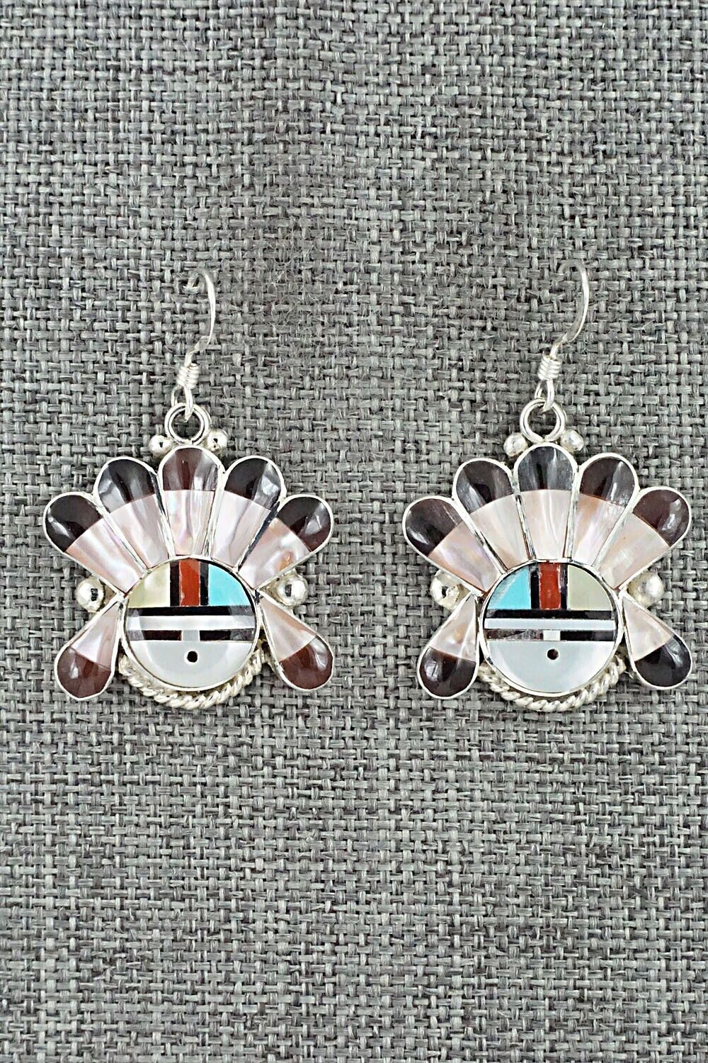 Multi-Stone & Sterling Silver Earrings - Clarence Niha